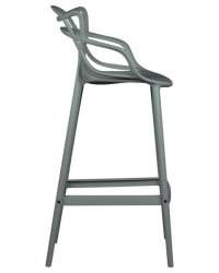 Стул барный ДОБРИН МАСТЕРС БАР (темно-серый (ГР-04)) 4 шт / DOBRIN MASTERS BAR (GR-04))