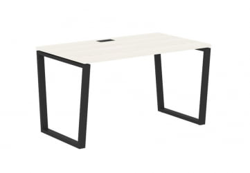 Стол письменный ЕДИС ЕВСТ 1380 Ясень Траун Черный / EDIS EVST