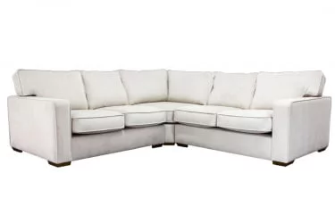 Диван с деревянными ножками Бенвенуто Белый