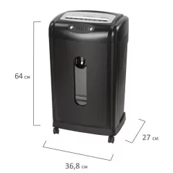 Уничтожитель (шредер) БРАУБЕРГ С18-С 2 уровень секретности / BRAUBERG S18-S