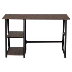 Стол на металлокаркасе БРАБИКС ЛОФТ CД-006 Мореный дуб / BRABIX LOFT CD-006