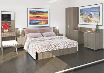 Тумба с полкой и бортиком (левая) ЛИГХТ С-Т-60 Л Вяз Благородный / LIGHT