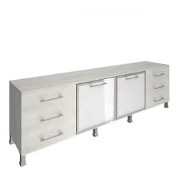 Тумба модульная четырехсекционная ЙАЛТА ЛТ-ТС 4.2Л Снежная Патина / YALTA LT-TS 4.2L