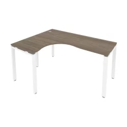 Стол письменный МЕТАЛ СЙСТЕМ БП.СА-4 Л Вяз/Белый / METAL SYSTEM