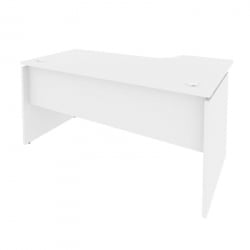 Стол эргономичный левый ОНИКС О.СА-1Л Белый Бриллиант / ONIX O.SA-1L