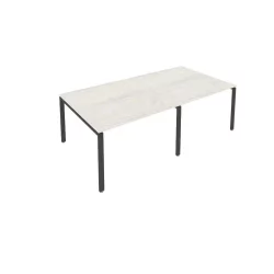 Переговорный стол (2 столешницы) Метал Сйстем Б.ПРГ-2.2 Наварра/Антрацит / Metal System