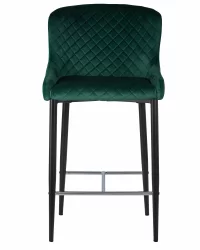 Стул полубарный ДОБРИН CХРИСТИАН 65 Зеленый велюр В108-64 / DOBRIN CHRISTIAN V108-64