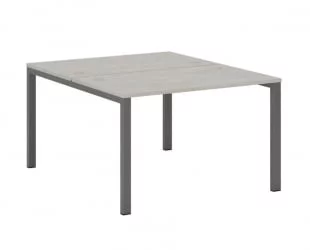 Бенч-система две столешницы Нев Лине НЛН36318124 Дуб шамони светлый / New Line NLN36318124