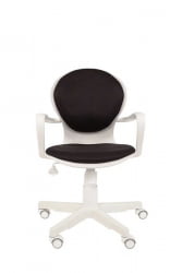 Кресло офисное РCХ 1140 ТВ ПЛ Вхите Черное / RCH TW PL White
