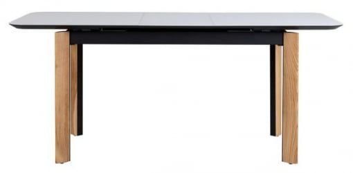 Стол раскладной Комби Гласс 140-180 Аутоматиc Натур/Лигхт матте гласс / Combi Glass Automatic Natur/Light matte glass