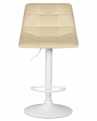 Стул барный ДОБРИН ТАИЛОР ВХИТЕ (бежевый велюр (МДЖ9-10)) / DOBRIN TAILOR WHITE (MJ9-10))