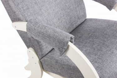 Кресло-качалка Модель 68 М (Сливочный/Верона Деним Блуе) / (Сливочный/Verona Denim Blue)