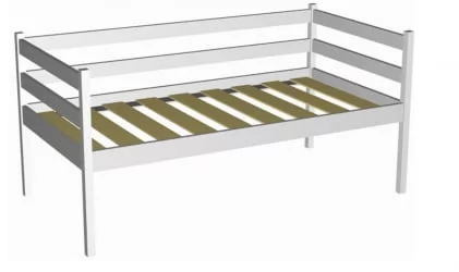 Кровать детская РооРоом ВК-9с Серая / RooRoom VK-9с