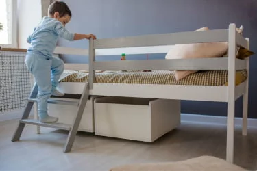 Ящик для детской кровати РооРоом ВК-111 Белые / RooRoom VK-111