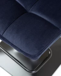 Стул барный ДОБРИН ДОМИНИC Темно-синий велюр МДЖ9-118 / DOBRIN DOMINIC MJ9-118