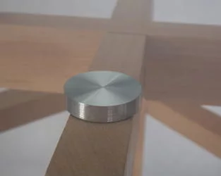 Маленький обеденный стол ДОБРИН АЛБЕРТ 90 ГЛАСС / DOBRIN ALBERT GLASS