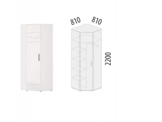 Шкаф угловой (лев/прав) Аляска 501.03