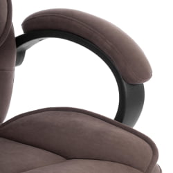 Кресло руководителя ОРЕОН металБЛ велюр, коричневый, 6 / OREON metalBL