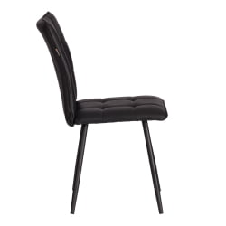 Стул обеденный Бари (2 шт. в упаковке) ЛТ, экокожа , черная, 41х55х89 см / Bari LT,
