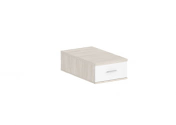 Подвесная тумба с 1 ящиком Сигма СГ.531.ОЛ.ВХ Дуб светлый Белый / Sigma SG.531.OL.WH