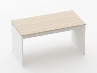 Стол прямой Дека ЛДСП каркас 75.07.14 Туя/Белый / Deka