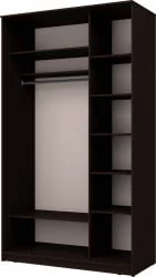 Двустворчатый гардеробный шкаф Хит-24-12-11 Аруба Венге