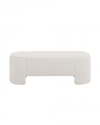 Банкетка Такс букле Белый / Taks