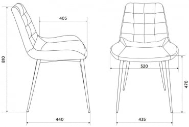 Стул для кухни Бюрократ КФ-6 Песочный Лигхт 21 / KF-6 Light