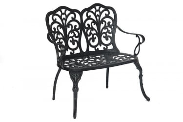 Скамья Сеcрет Де Маисон Сймпхоние сплав металла/алюминий, 95х56х92см, черный / Secret De Maison Symphonie