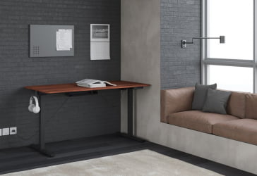 Стол подъемный электрический КСТЕН-УП АТ-002 002 Дуб Темный/черный / XTEN-UP AT-002