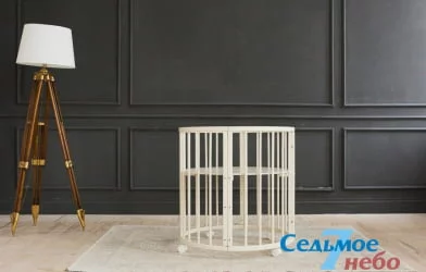 Кровать-трансформер 6-в-1 Меррй Хаппй 01 Слоновая кость / Merry Happy