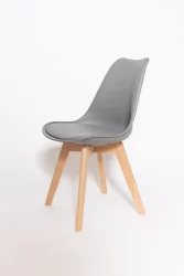 Стул со спинкой Еамес СC-034 Серый / Eames SC-034