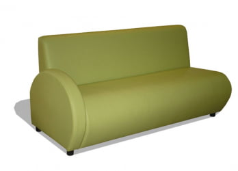 Диван с пластиковыми ножками Клауд В-600/11 / V-600/11