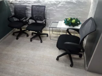 Кресло оператора CХАИРМАН 696 Черный пластик (блаcк) серый / CHAIRMAN (black)