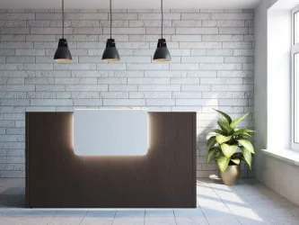 Элемент ресепшн прямой САЛ31090104 Венге / SAL31090104