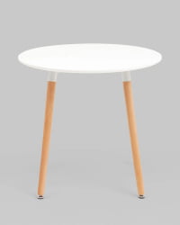 Стол круглый Рокки Нев Д=80 белый / New D=80