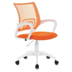 Кресло для персонала БРАБИКС Флй МГ-396В Оранжевый / BRABIX Fly MG-396W