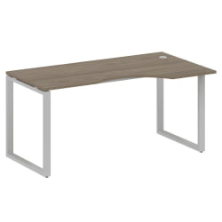 Стол криволинейный правый на О-образном м/к МЕТАЛ СЙСТЕМ БО.СА-1 Пр Вяз/Серый / METAL SYSTEM