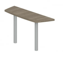 Приставка боковая большая на 2 опорах Винг ВН.103.ОД Дуб темный / Wing WN.103.OD