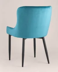 Стул мягкий Ститч велюр (Темно-бирюзовый)