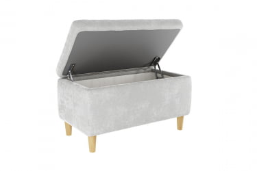 Пуф Чарли 2 ПМ-004.2 галька (велюр) / PM-004.2