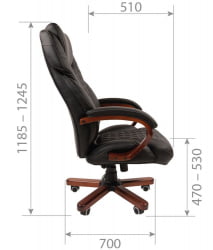 Кресло руководителя CХАИРМАН 406 Н (Н) Коричневый / CHAIRMAN (N)