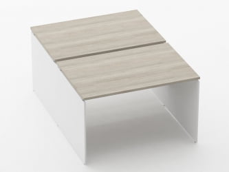 Рабочий модуль Дека ЛДСП каркас 75.165.12 Дуб Сантана светлый/Белый / Deka