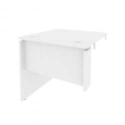 Стол-приставка левый к опорным элементам ОНИКС О.СПР-0.8Л Белый Бриллиант / ONIX O.SPR-0.8L