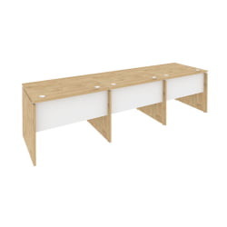 Рабочая станция ОНИКС О.РС-3.1.8 Тиквуд Светлый/Белый / ONIX O.RS-3.1.8