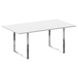 Стол переговорный МЕТАЛ СЙСТЕМ ДИРЕCТ БО.ПРГ-180 Белый / METAL SYSTEM DIRECT