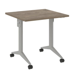 Стол складной мобильный КС-Пулл КС.М-0.7 Тиквуд Темный/Серый / X-Pull X.M-0.7