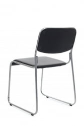 Кресло Никс РCХ ОМКЛ-01 Черный/Металл окрашенный Хром / Nix RCH OMKL-01