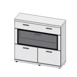 Комод в гостиную Корано Бм.Кор-86 Белый