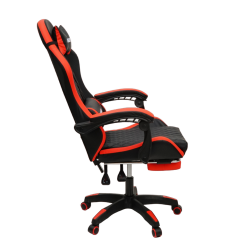 Кресло 892-1 цвет черный/красный с массажем 892-1-блаcк-ред-масс / 892-1-black-red-mass